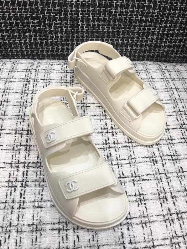 Channe1 Sandal White 002