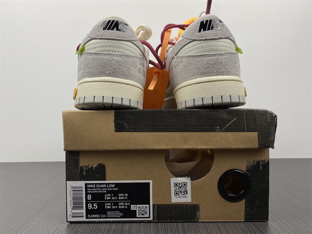 Nike Dunk Low Off-White Lot 35 DJ0950-114