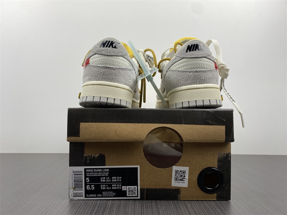 Nike Dunk Low Off-White Lot 37 DJ0950-105