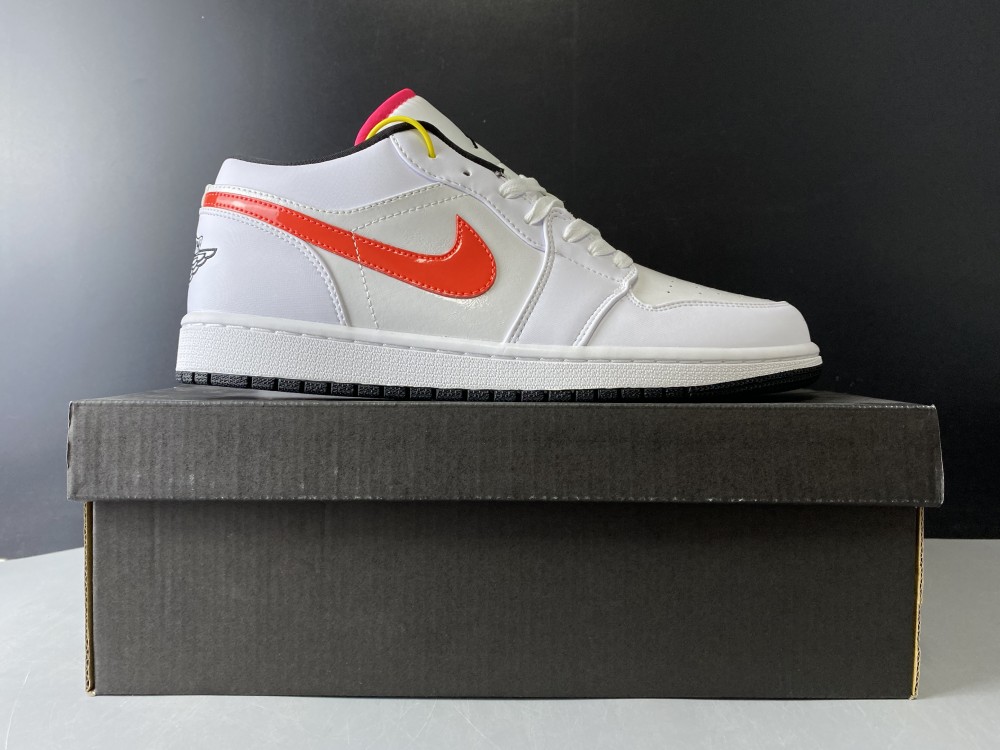 Air Jordan 1 Low White Multi-Color CW7009-100
