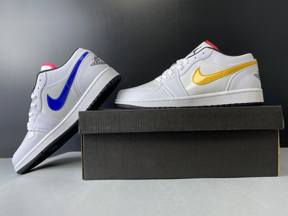 Air Jordan 1 Low White Multi-Color CW7009-100