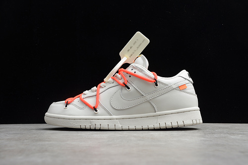 Off-White x Nike SB Dunk Low LTHR OW Beige White CT0856-900