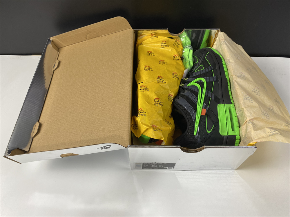 Nike Air Rubber Dunk Off-White Green Strike CU6015-001