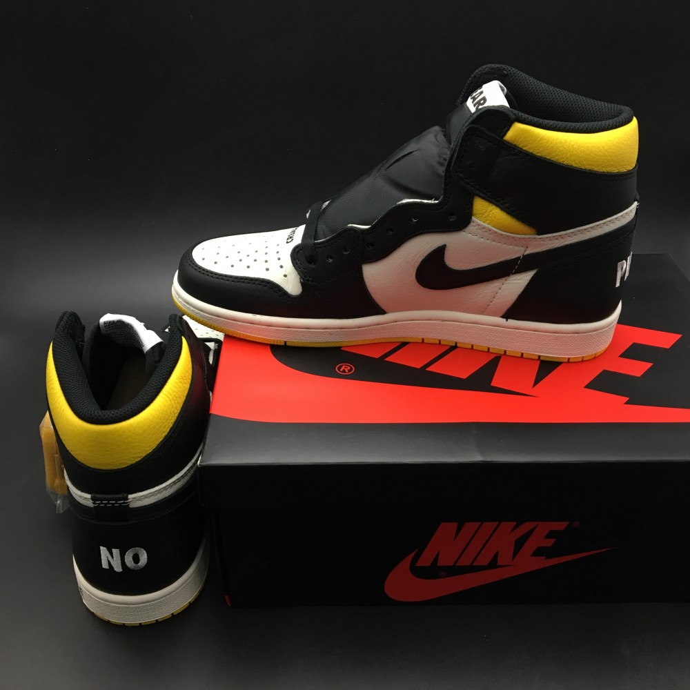 Air Jordan 1 Retro High "Not for Resale" Varsity Maize 861428-107