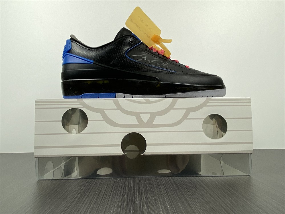Air Jordan 2 Retro Low SP Off-White Black Blue DJ4375-004