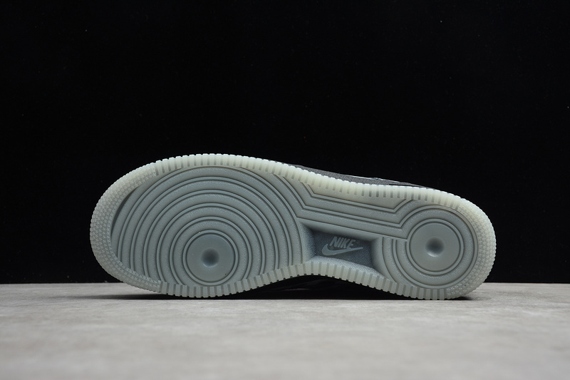 Nike Air Force 1 Low Black Skeleton Halloween (2019) BQ7541 001