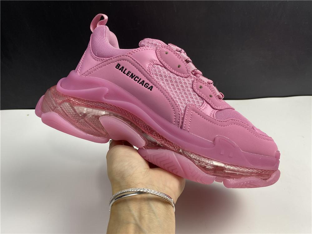 Blncig Triple S Clearsole Pink (W) 544351W2GA15760