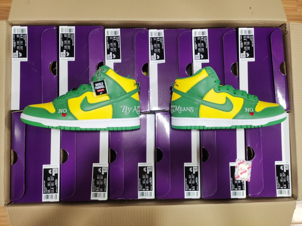 Nike SB Dunk High Supreme By Any Means Brazil DN3741-700
