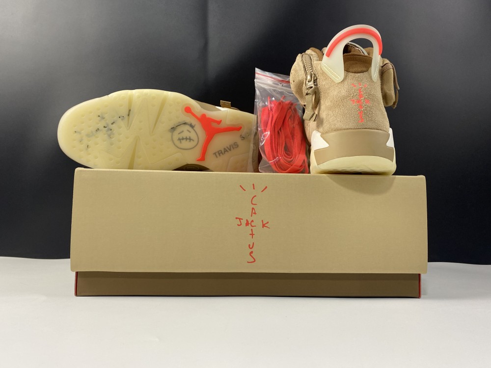 Jordan 6 Retro Travis Scott British Khaki DH0690-200