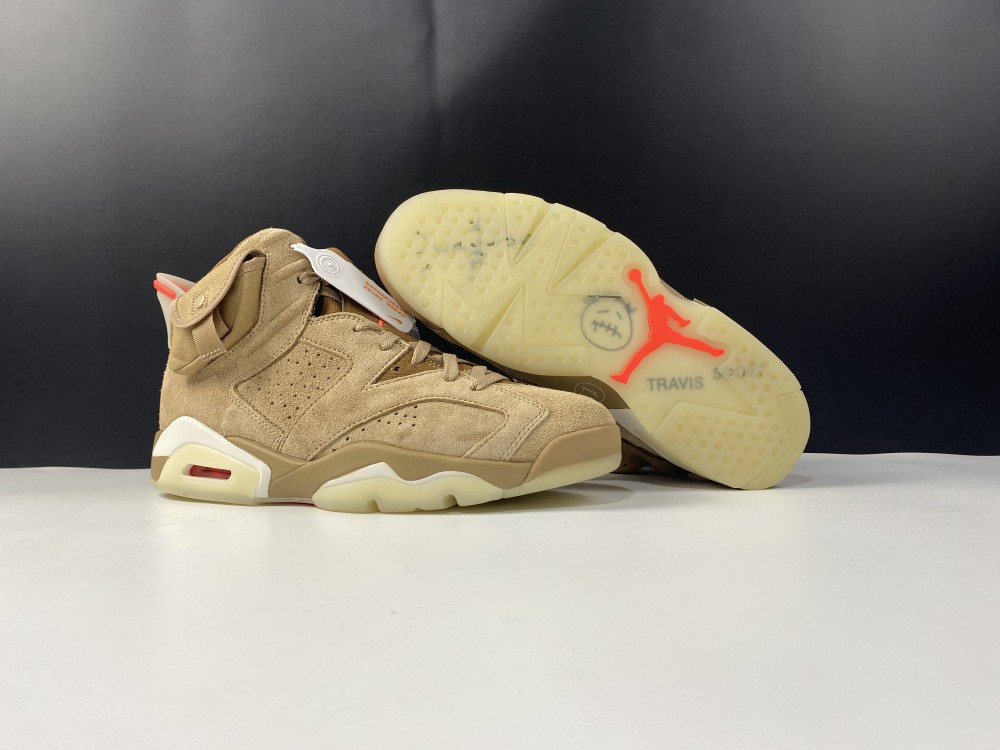 Jordan 6 Retro Travis Scott British Khaki DH0690-200
