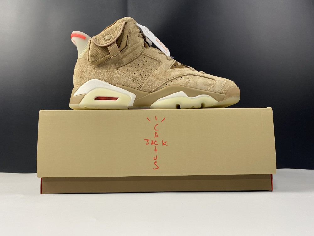 Jordan 6 Retro Travis Scott British Khaki DH0690-200