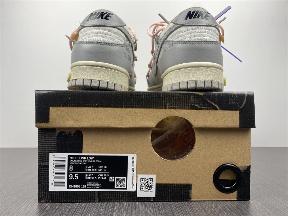Nike Dunk Low Off-White Lot 9 DM1602-109