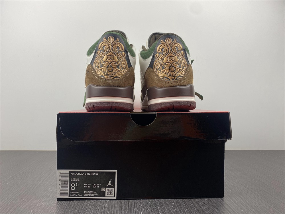 Air Jordan 3 Retro tiger 398614-500