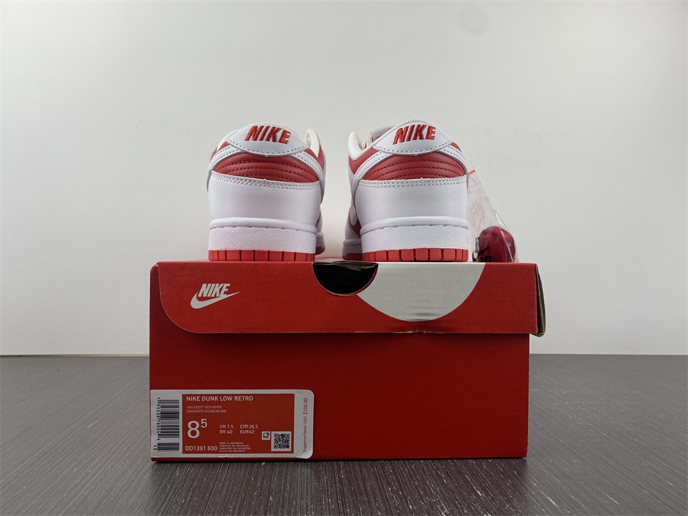 Nike Dunk Low Championship Red (2021) DD1391-600