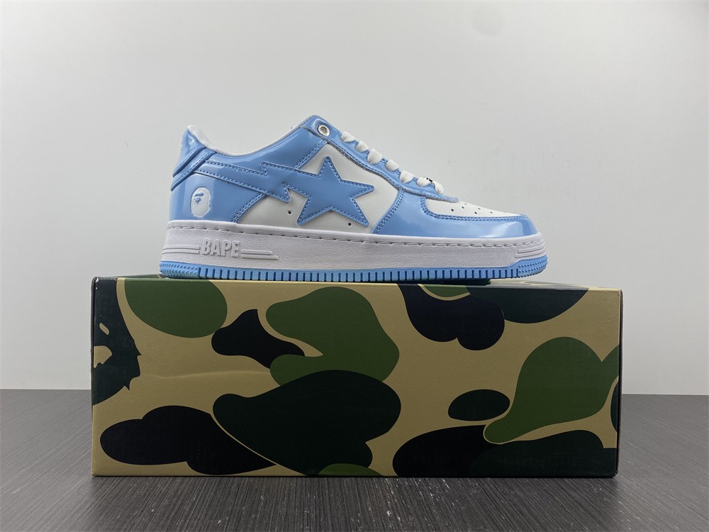 A Bathing Ape Bape Sta Low Blue 001FWH701001_SAX_A
