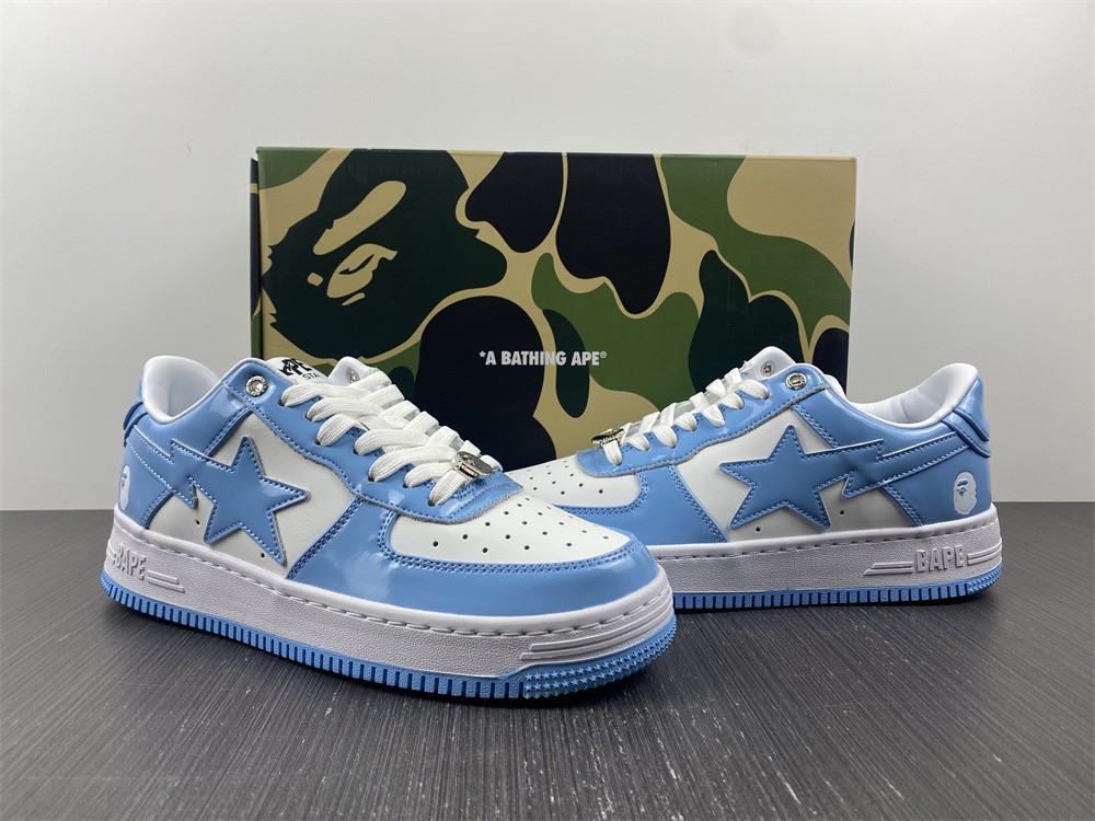 A Bathing Ape Bape Sta Low Blue 001FWH701001_SAX_A