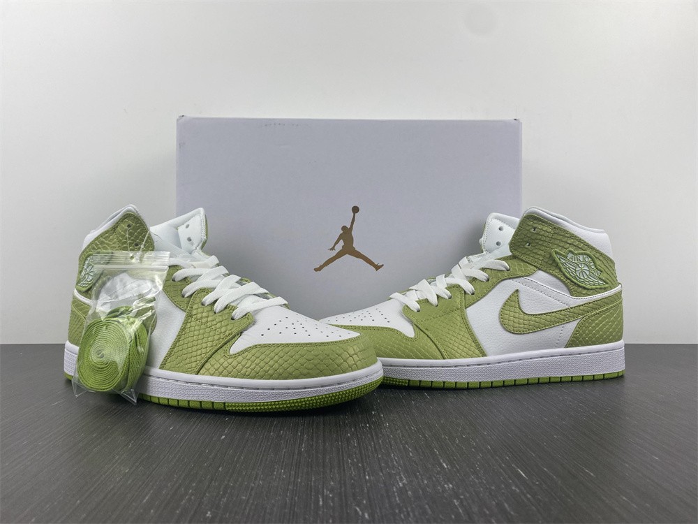Jordan 1 Mid Green Python (W) DV2959-113