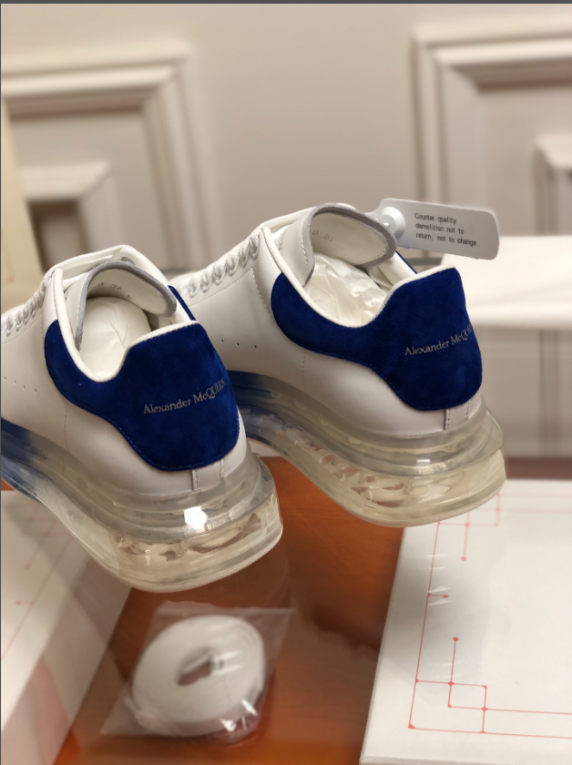 Alxndr McQN Oversized Worker Blue Sole