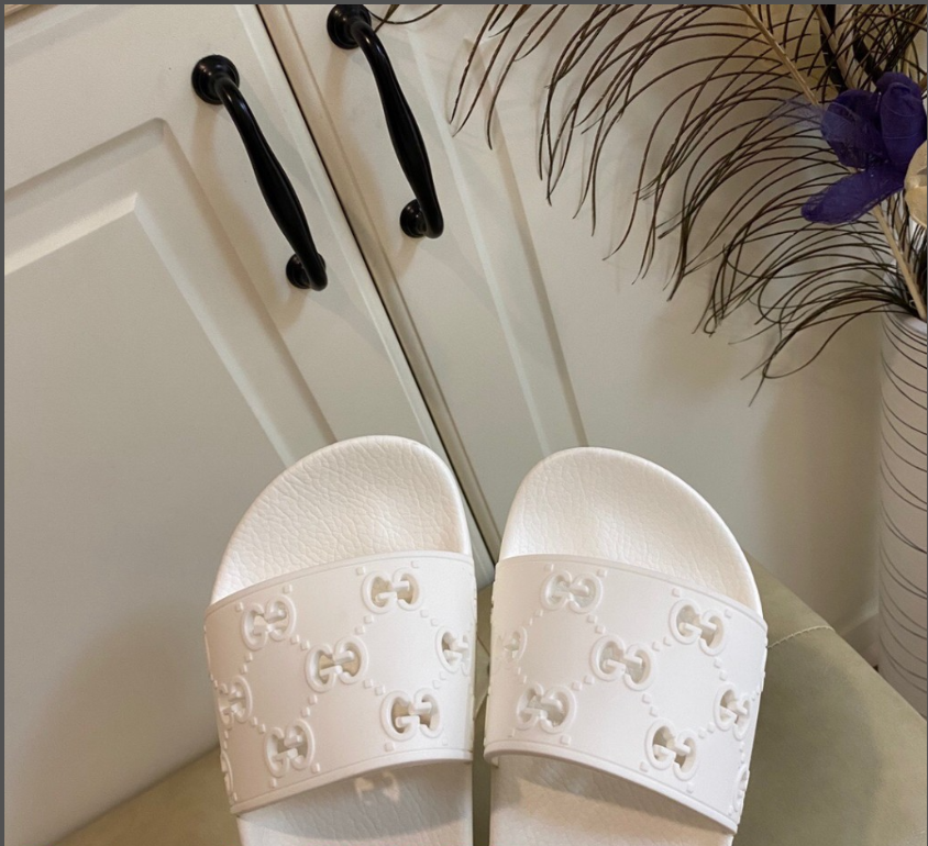 Guccii1 white rubber