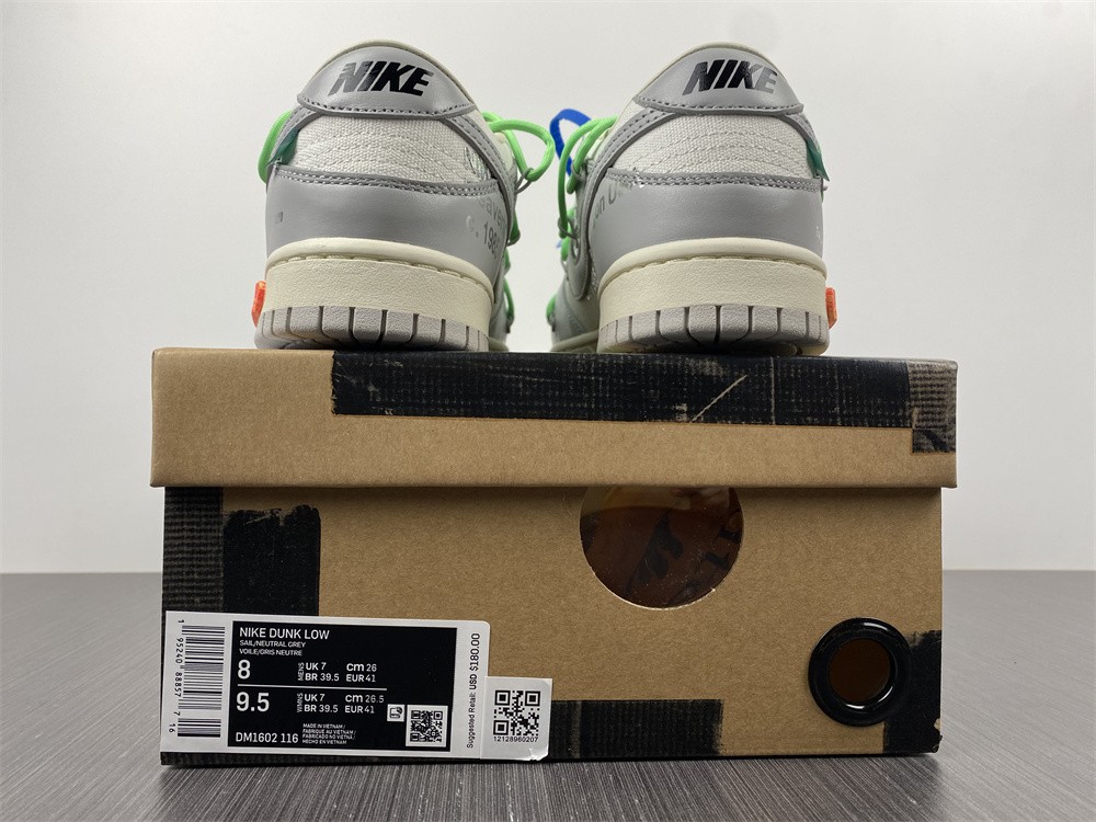 Off-White x Dunk Low Lot 26 1602-116