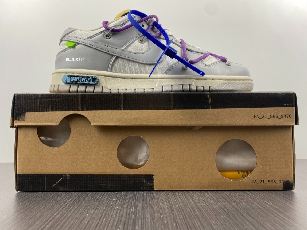 Off-White x Dunk Low lot 48 DM1602-107