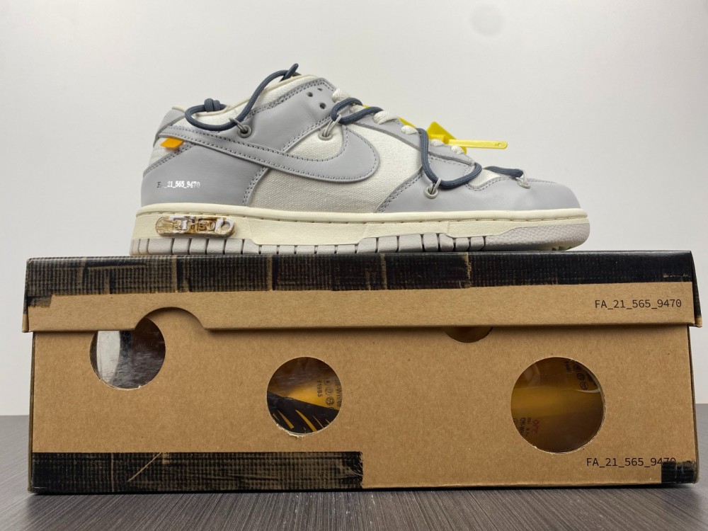 Off-White x Dunk Low lot 41 DM1602-105