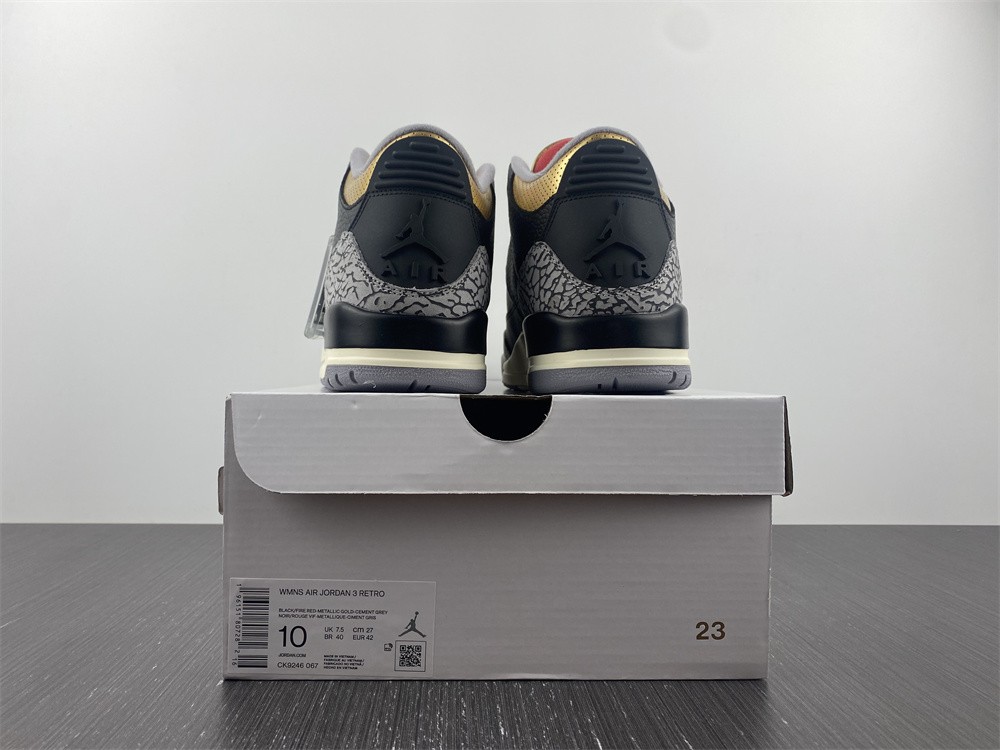 Air Jordan 3 WMNS “Black Gold” CK9246-067