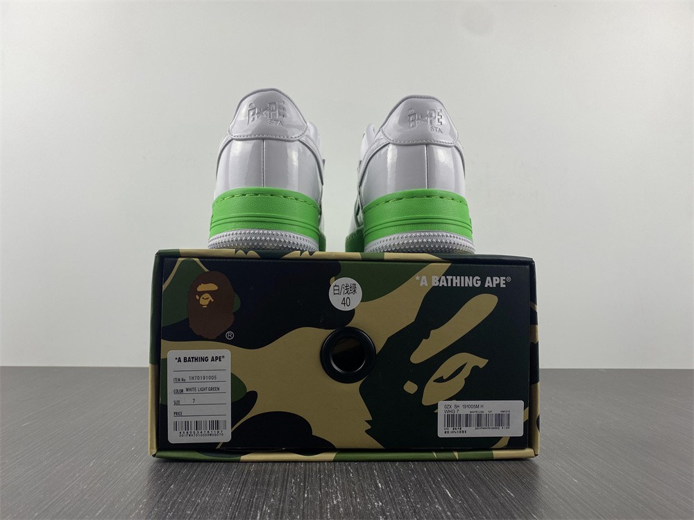 Bape Sta green shoe