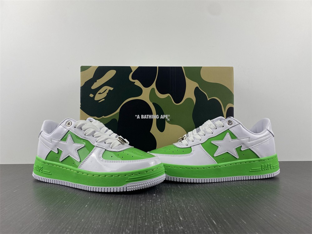 Bape Sta green shoe