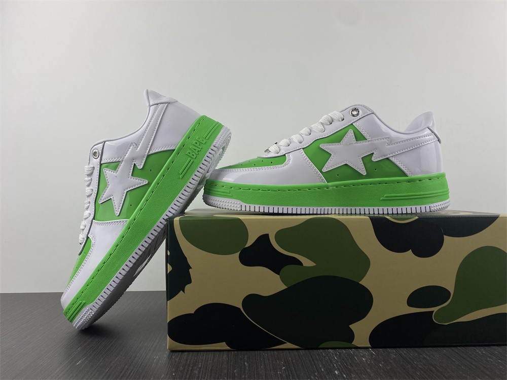 Bape Sta green shoe