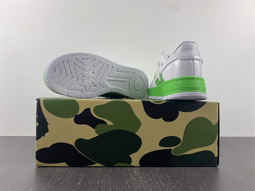 Bape Sta green shoe