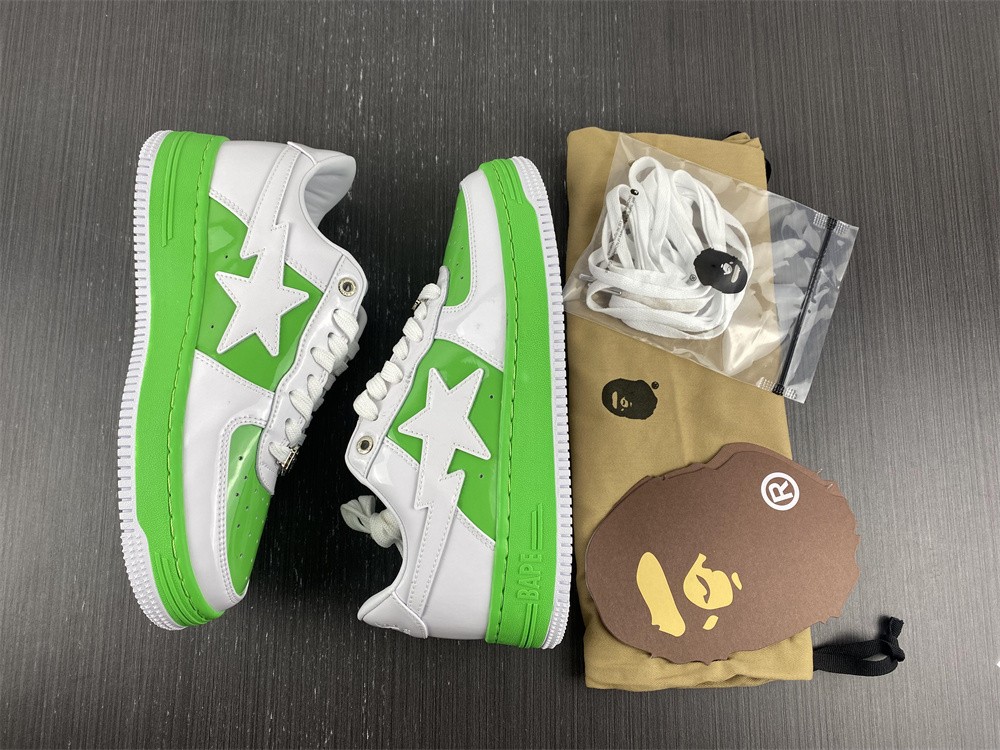 Bape Sta green  shoe