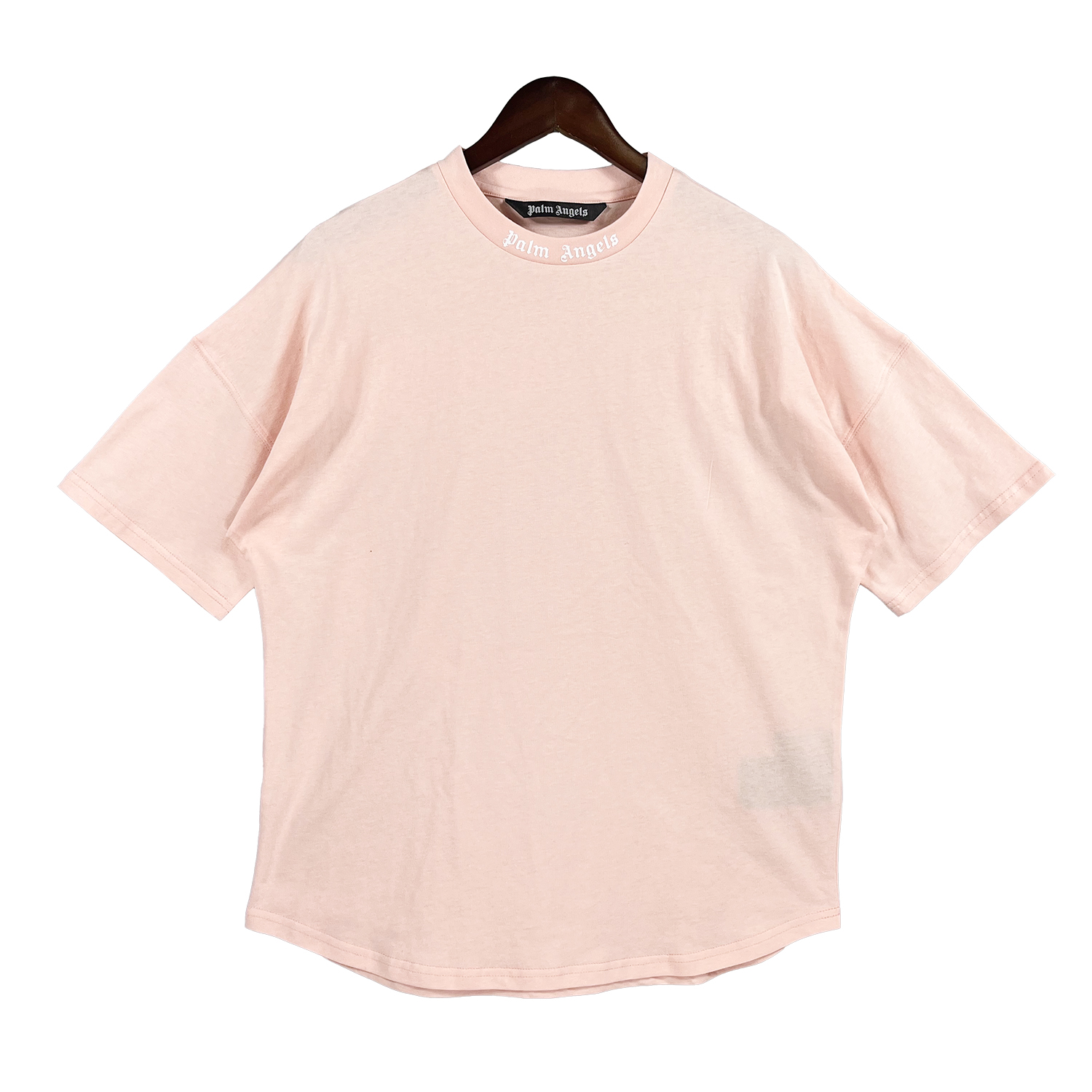 Palm angels shirt grey green pink