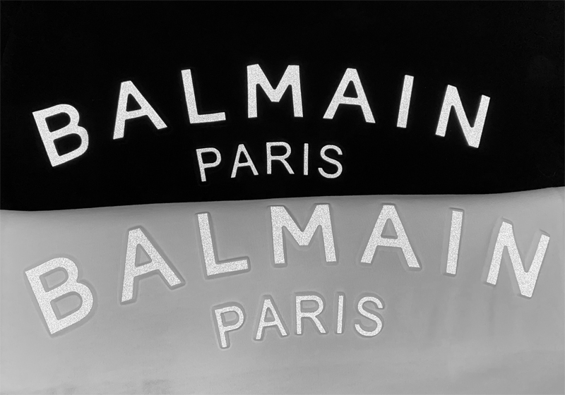 Balmain black and white shirt