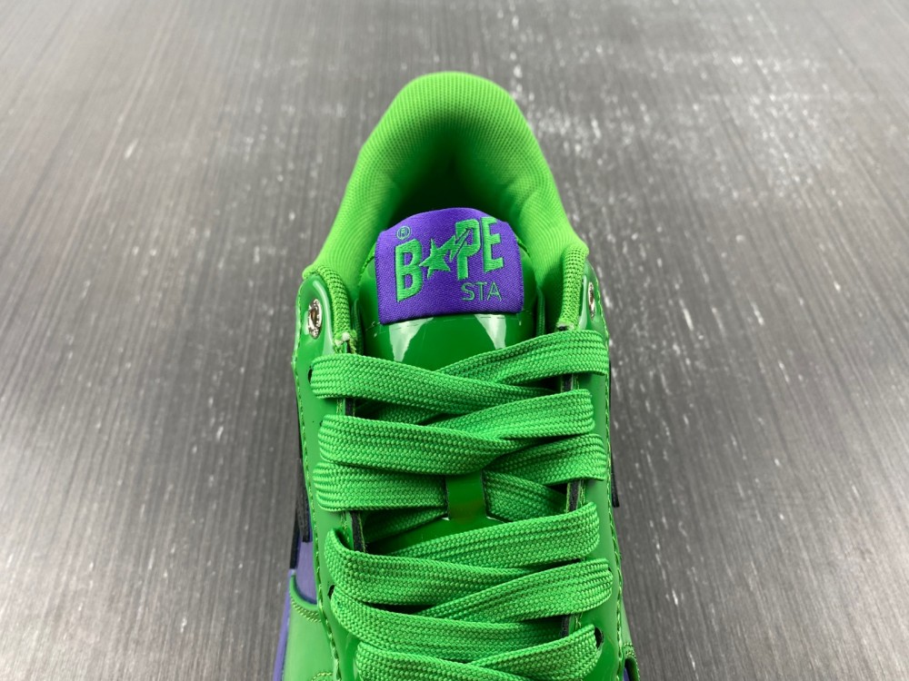 A Bathing Ape Bape Sta MARVEL Green Purple
