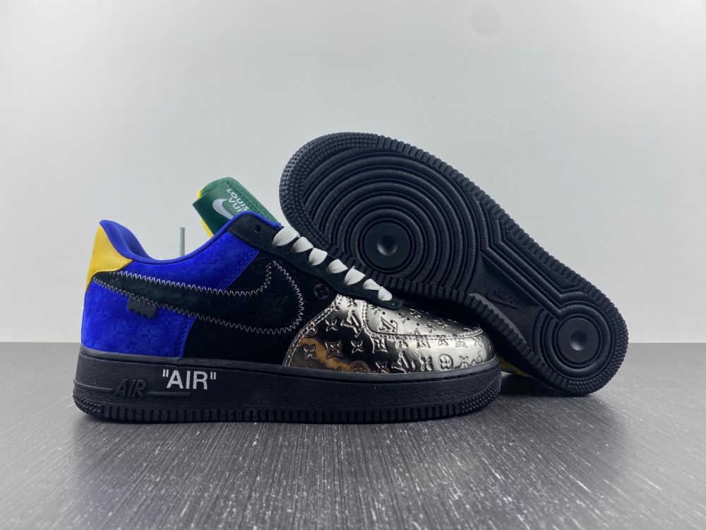 Nike Air Force 1 LsVttn black yellow