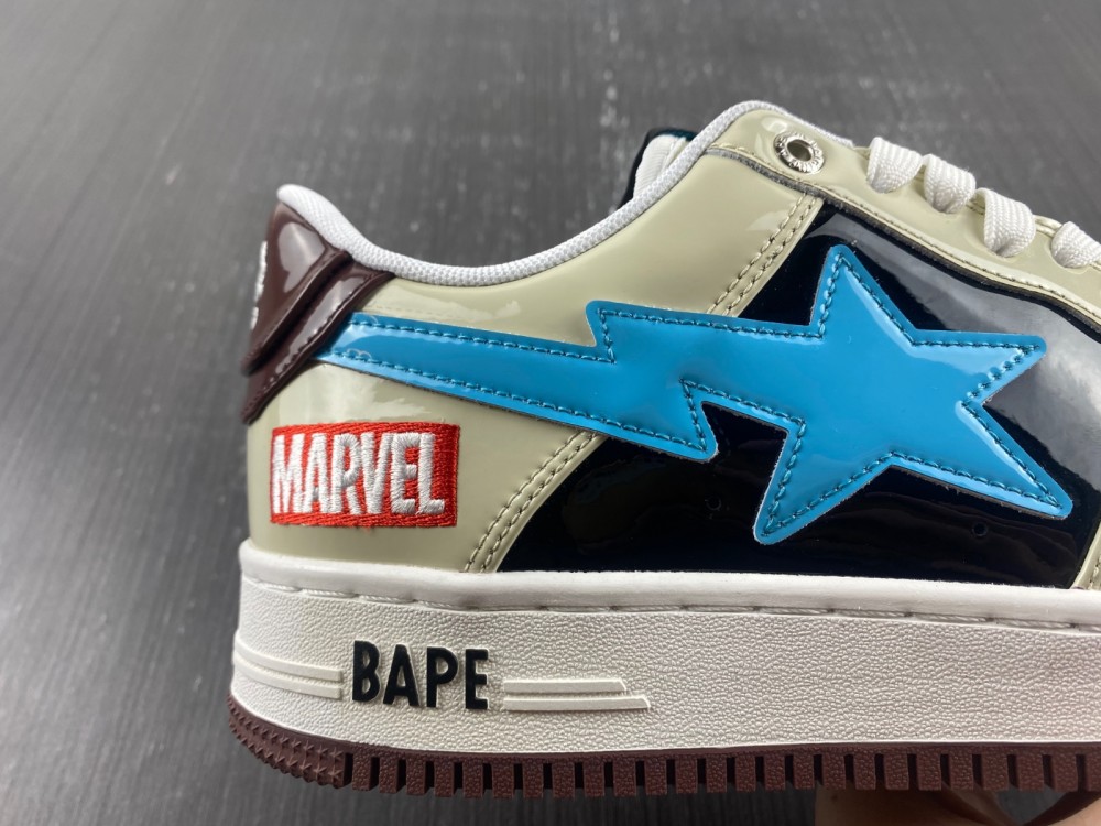 A Bathing Ape Bape Sta MARVEL Blue Black