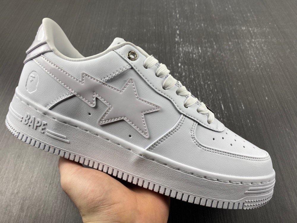 A Bathing Ape Bape Sta white