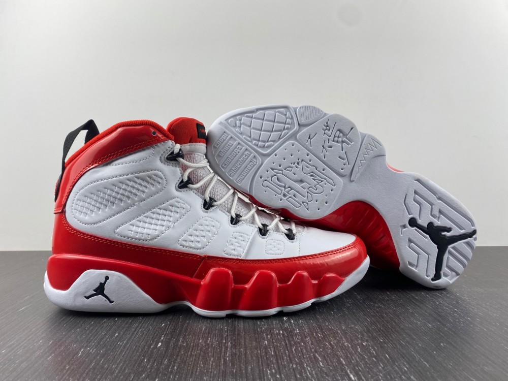 Nike Air Jordan 9 Retro White Gym Red