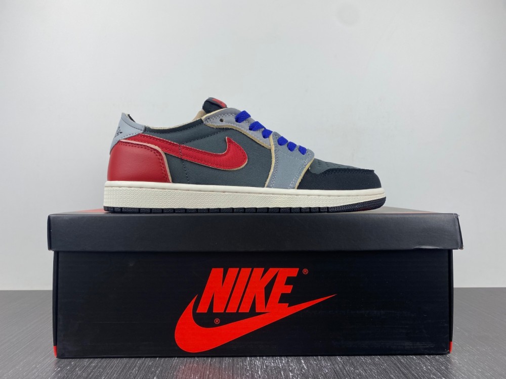 NIKE Air Jordan 1 Low black red DV0982-006