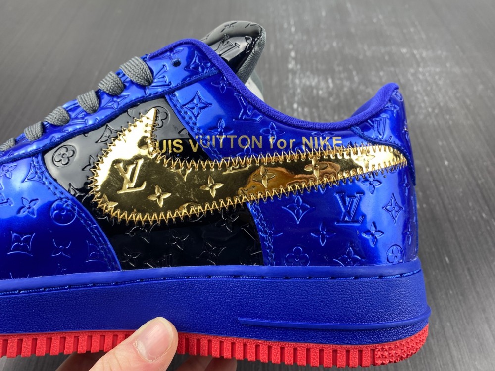 Nike Air Force 1 LsVttn black blue