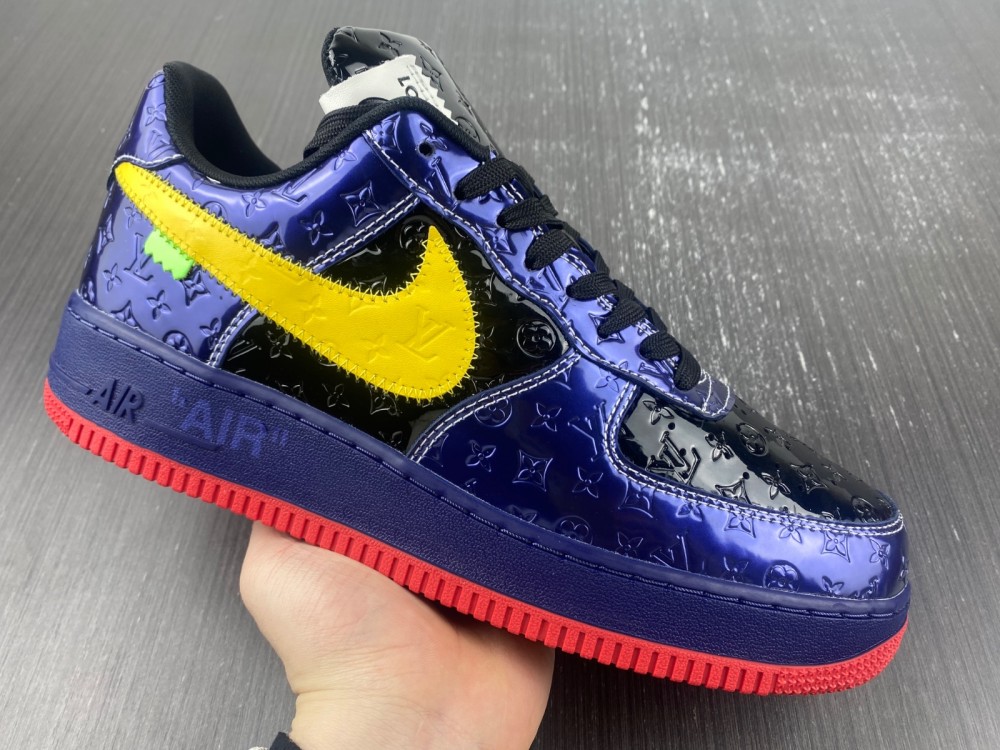 Nike Air Force 1 LsVttn blue yellow