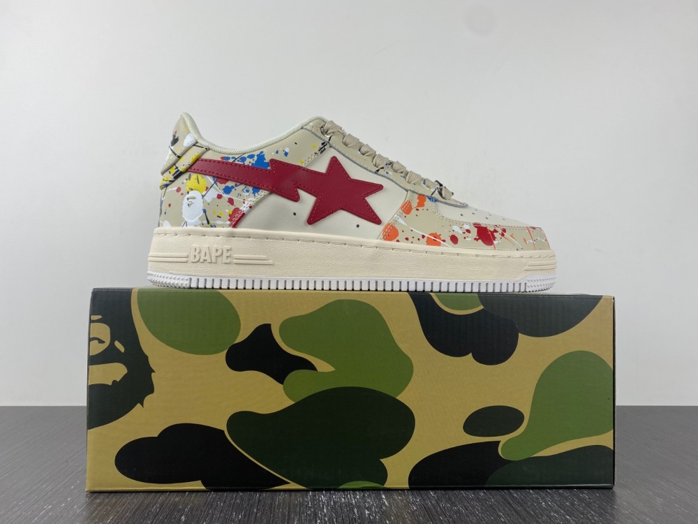 A Bathing Ape Bape Sta Splashed ink color