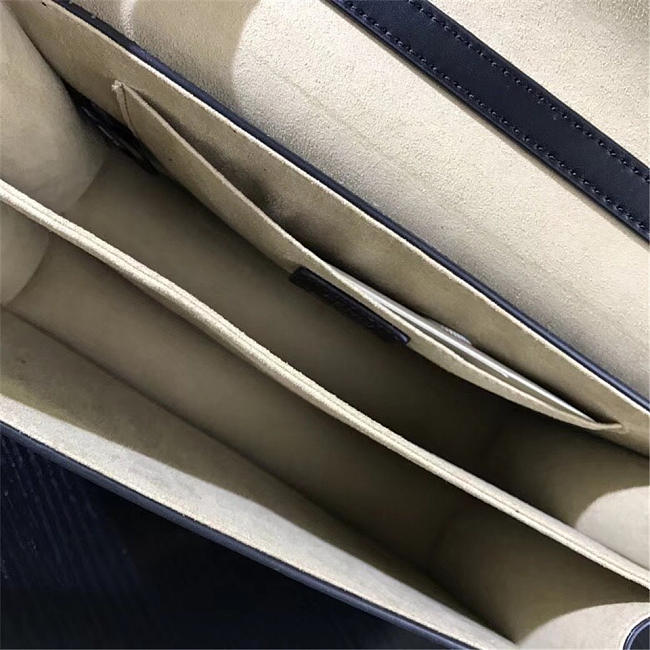 Feendi Kan I Flip Leather Bag in Black and Gray