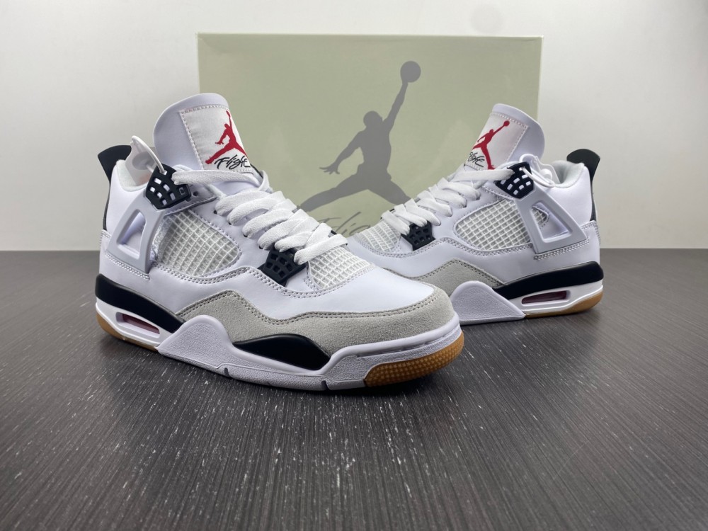 Air Jordan 4 "White gray black" DR5415-100