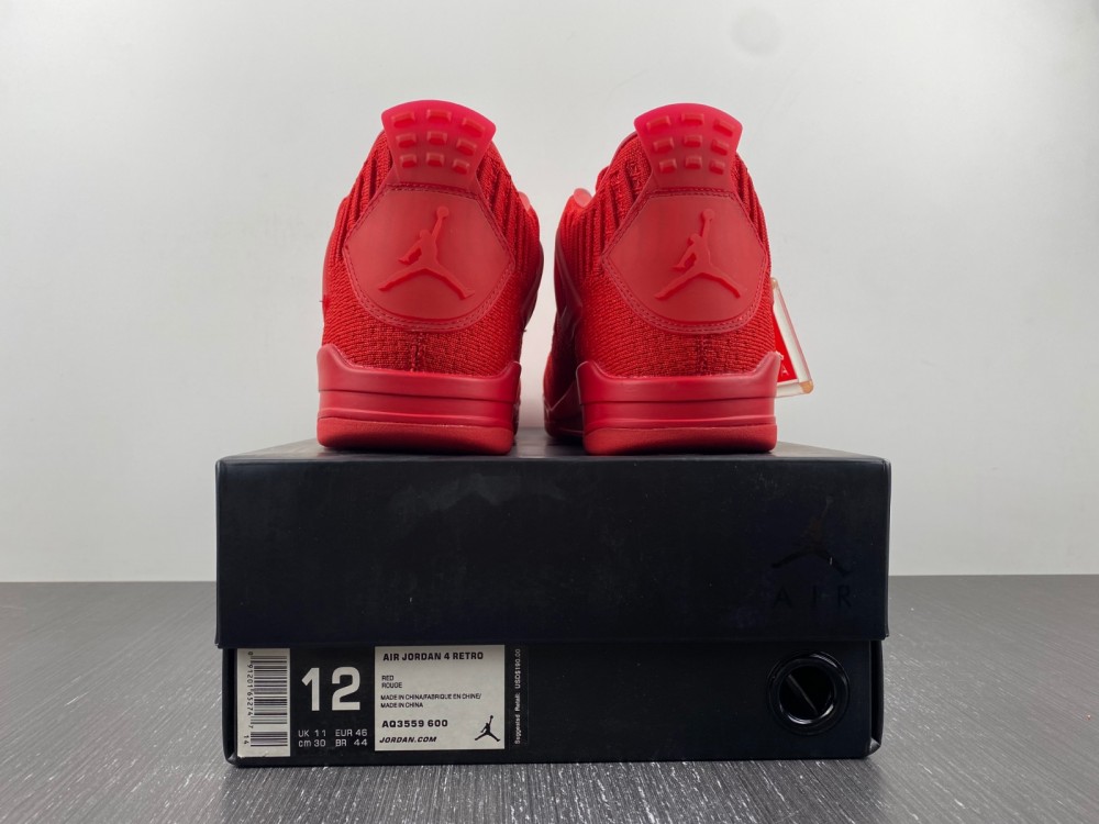 Nike Air Jordan 4 Retro Flyknit Red AQ3559-600