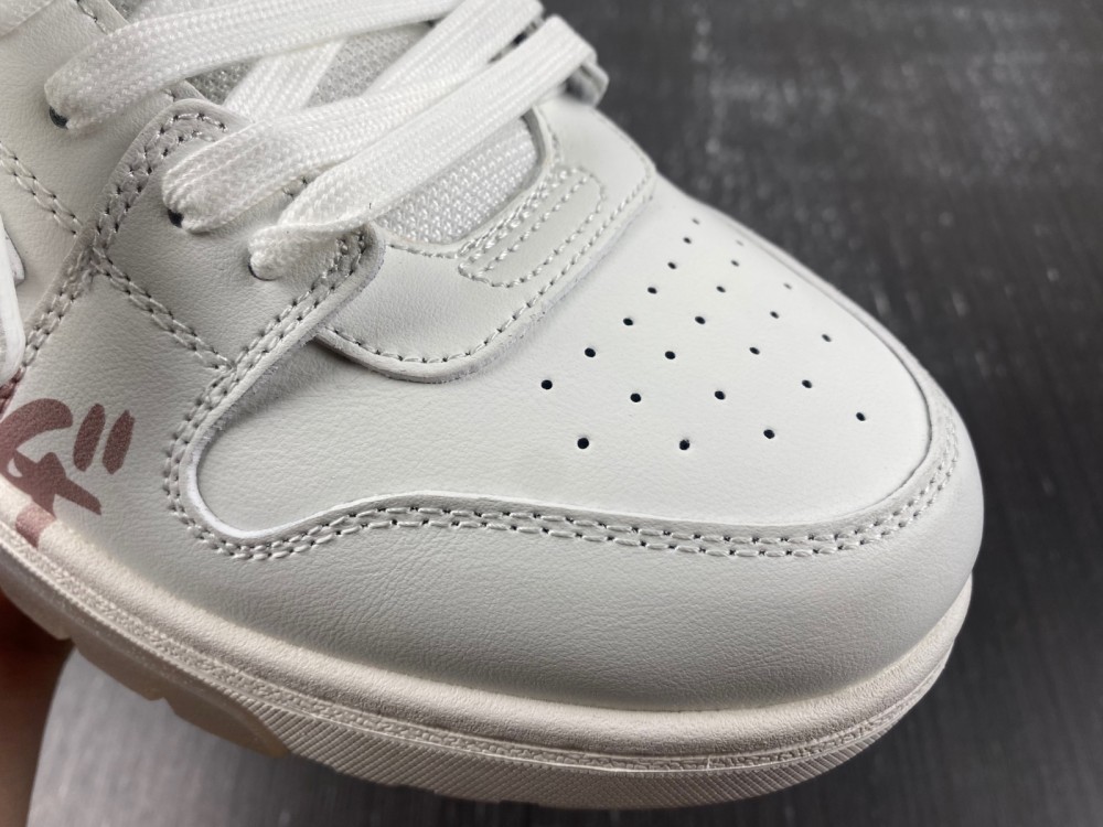 OFF-WHITE Out Of Office For Walking White Pink