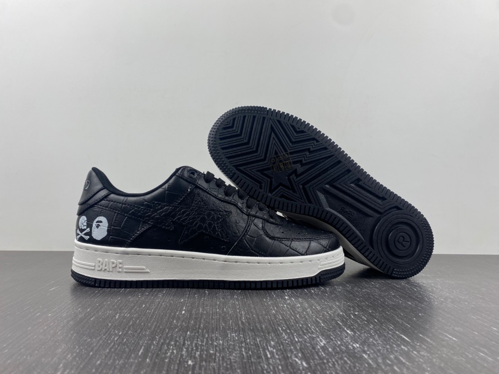 A Bathing Ape Bape Sta Low black
