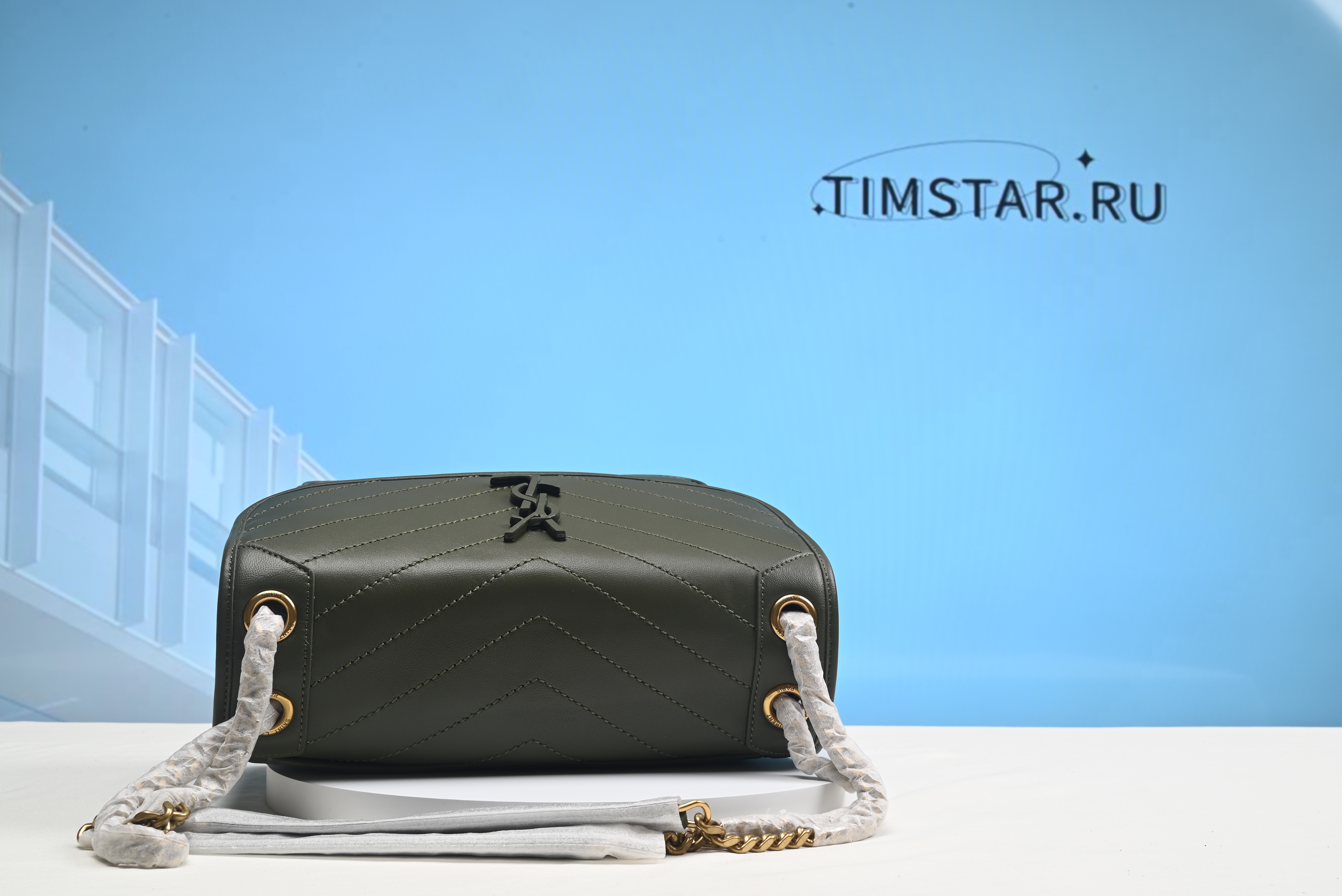 YSll Niki Shoulder Bag in Green 28cm