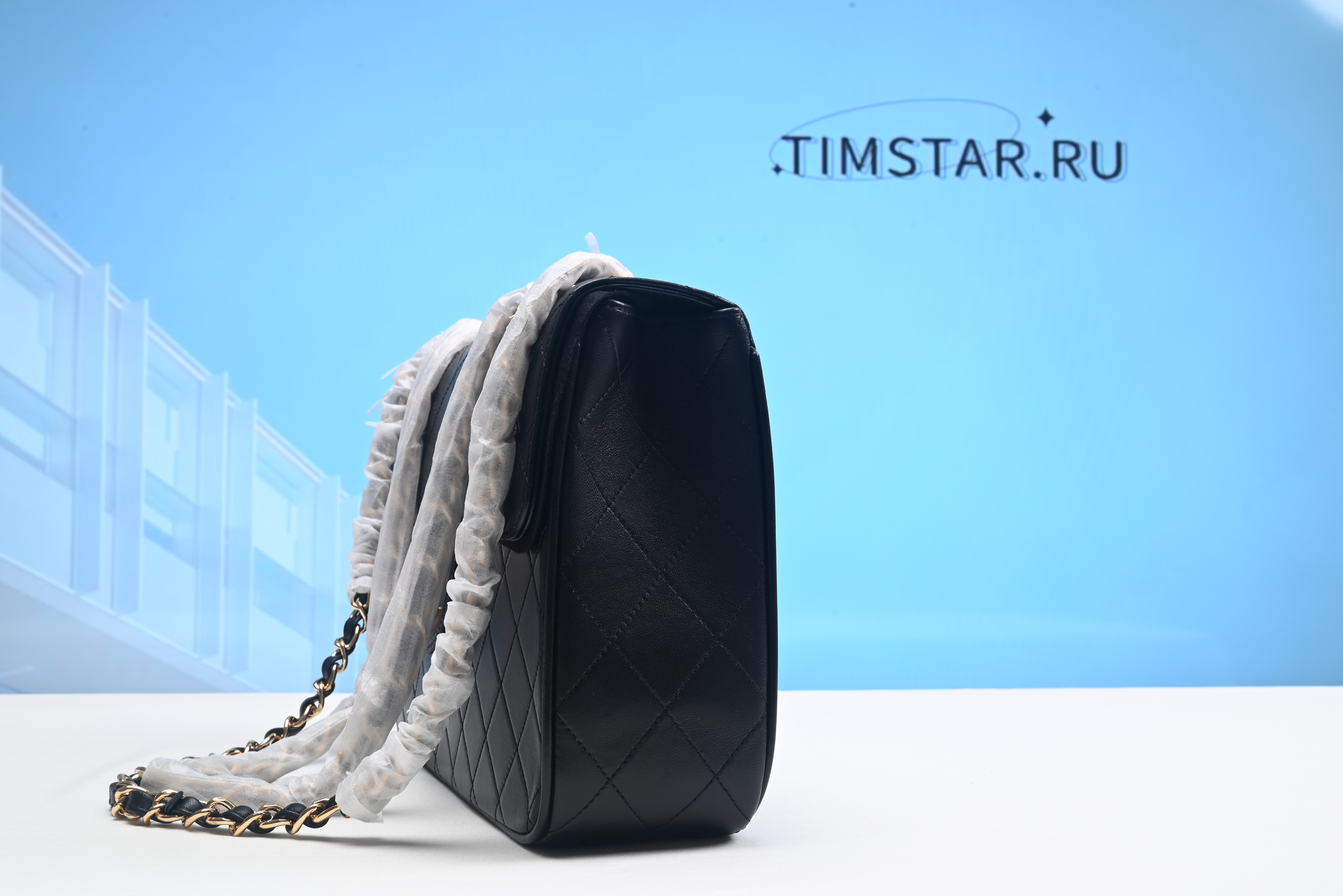 Channe1 Vintage Flap Bag 30cm